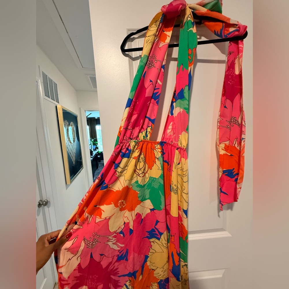 Colorful Floral Maxi Dress